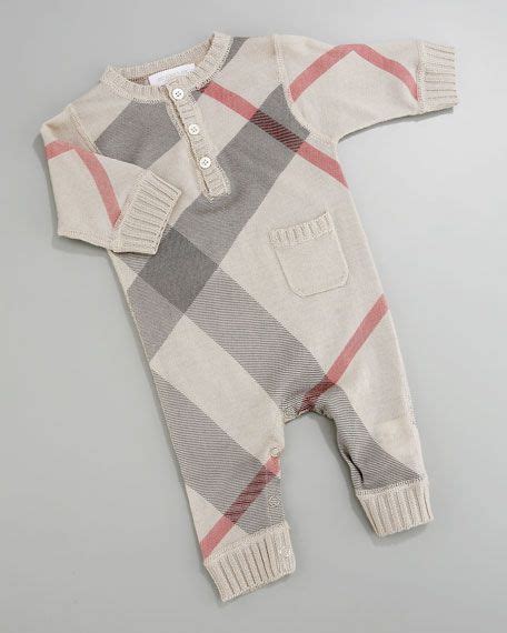 burberry onesie boy|Burberry newborn onesies.